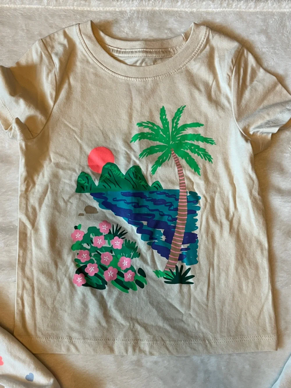 3 Shirt Bundle Kids Cream/White with multiple designs